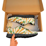 Carrot Pattern Print Design 01 Men's Breathable Sneakers ( Model 055)