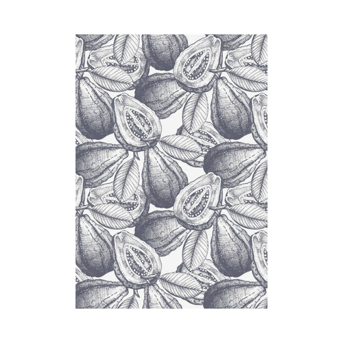 Guava tropical hand drawn pattern House Flag Garden Flag