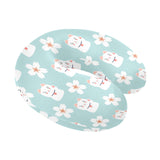 Maneki neko cat sakura U-Shaped Travel Neck Pillow