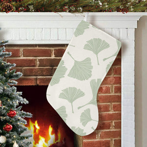 Ginkgo leaves pattern Christmas Stocking