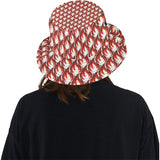 Fire flame symbol design pattern Unisex Bucket Hat
