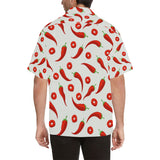 Chili pattern Men's All Over Print Hawaiian Shirt
