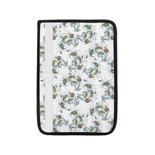 Peacock feather pattern Car Seat Belt Cover