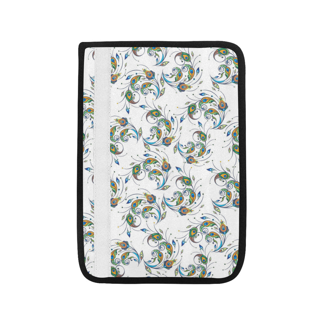 Peacock feather pattern Car Seat Belt Cover