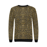 Snake skin pattern Women's Crew Neck Sweatshirt