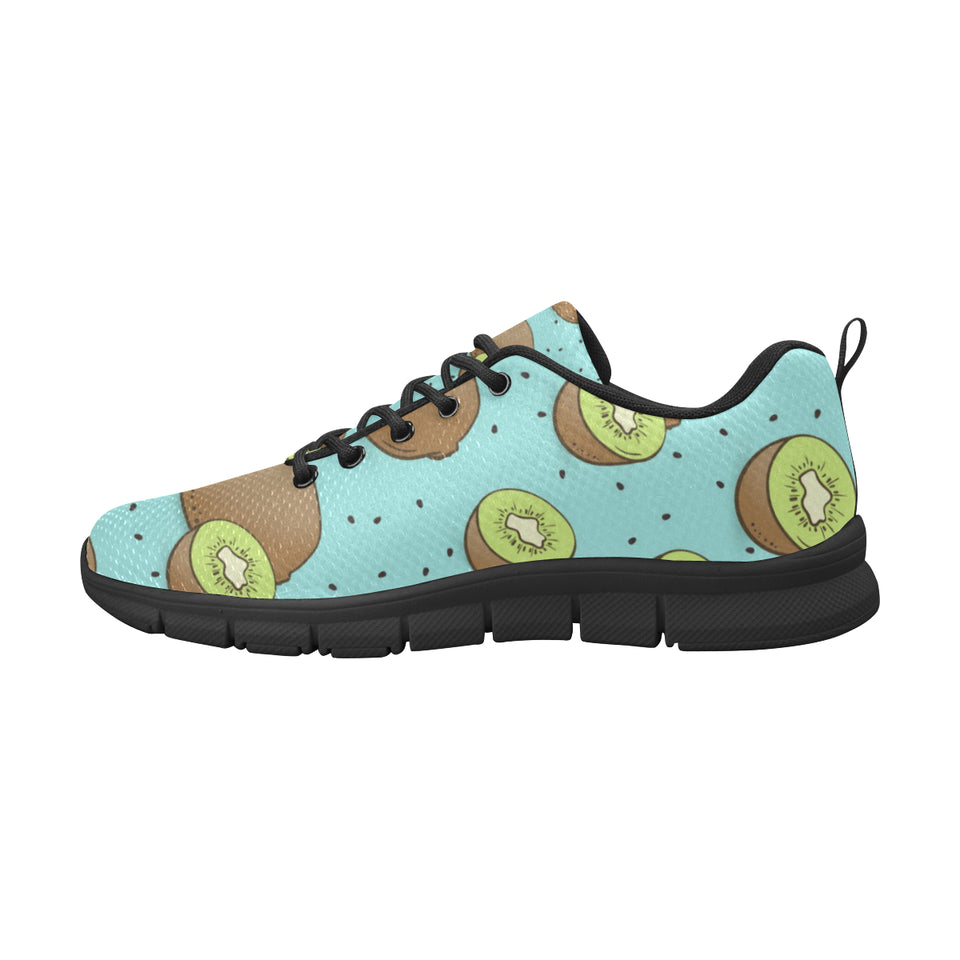 Kiwi blue background Women's Sneaker Shoes