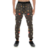 Coffee bean leave pattern Unisex Casual Sweatpants
