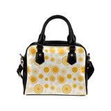 Sun design pattern Shoulder Handbag