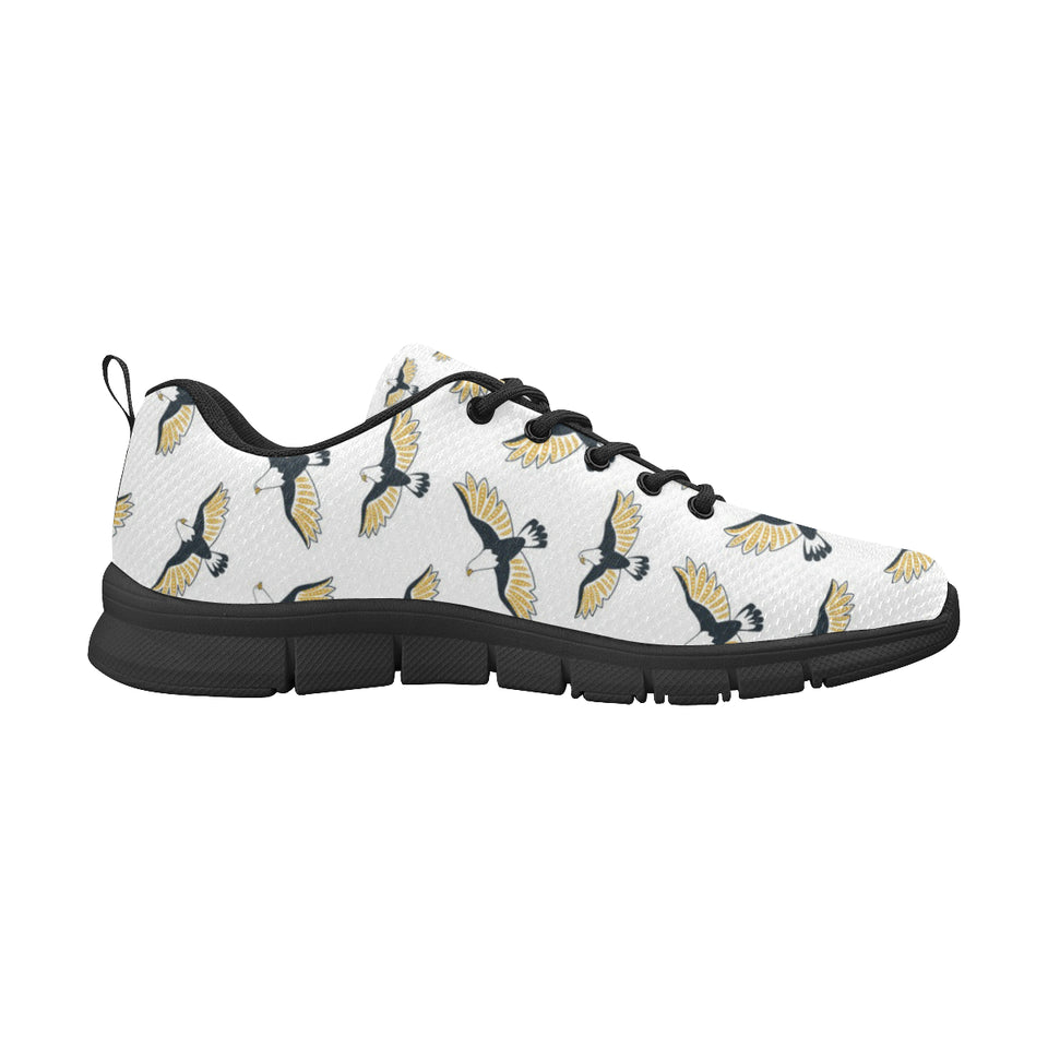 Eagle Pattern Print Design 03 Men's Breathable Sneakers ( Model 055)