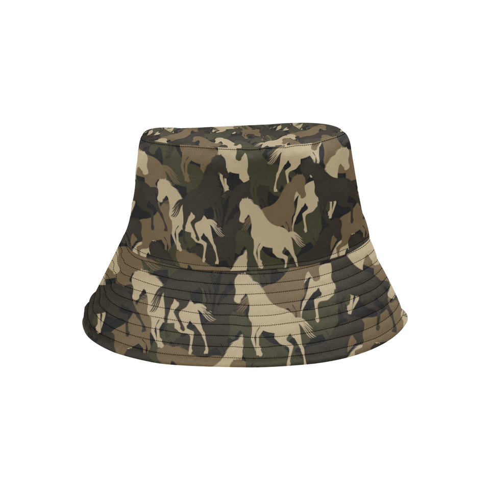 Horse Camouflage Pattern Unisex Bucket Hat