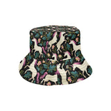 Unicorns forest background Unisex Bucket Hat