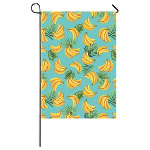 Banana Palm Leaves pattern background House Flag Garden Flag