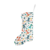 Cute Crocodile Pattern Christmas Stocking