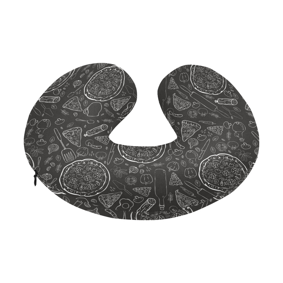 Pizza pattern U-Shaped Travel Neck Pillow