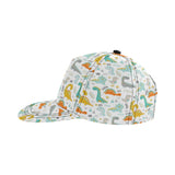 Cute funny kids dinosaurs pattern All Over Print Snapback Cap