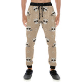 Cute raccoon heart pattern Unisex Casual Sweatpants