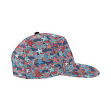 Hand drawn colorful starfish All Over Print Snapback Cap