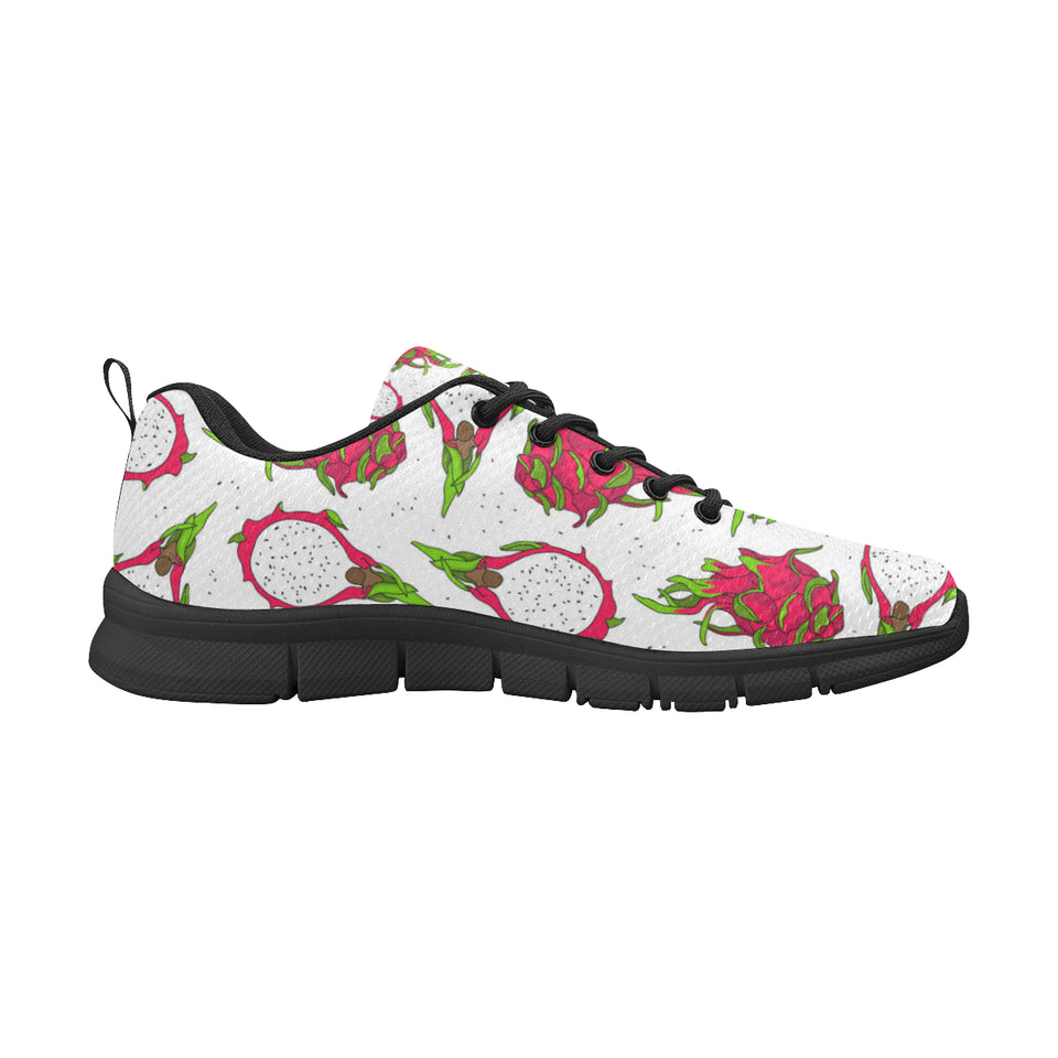 dragon fruits white background Women's Sneaker Shoes