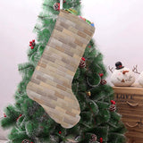 Brick Printed Pattern Print Design 01 Christmas Stocking