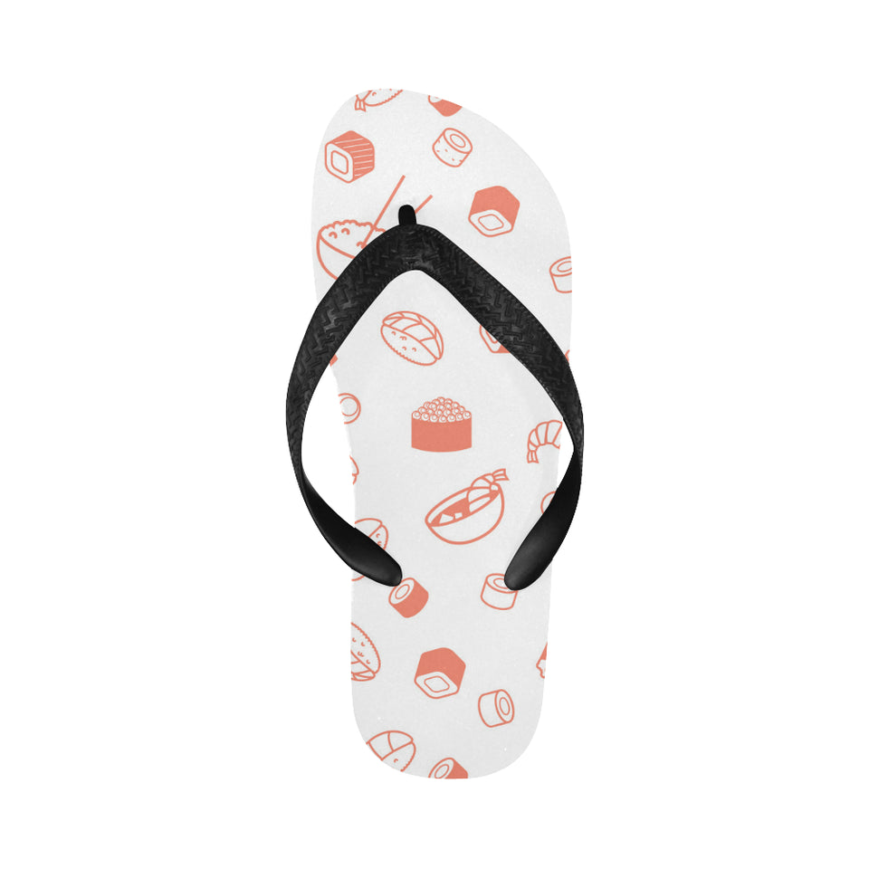 Sushi pattern Unisex Flip Flops