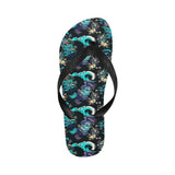 Dragon sea wave pattern Unisex Flip Flops