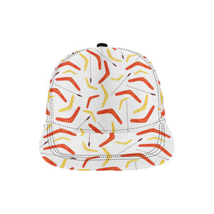 Waterclor boomerang Australian aboriginal ornament All Over Print Snapback Cap