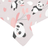 Cute panda ballon heart pattern Tablecloth
