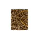 cacao beans tribal polynesian pattern background Classical White Mug (Fulfilled In US)