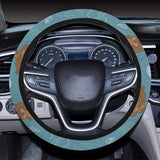 Sea otters pattern Car Steering Wheel Cover