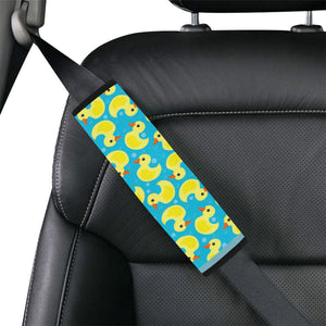 Duck Toy Pattern Print Design 04 Car Seat Belt Cover