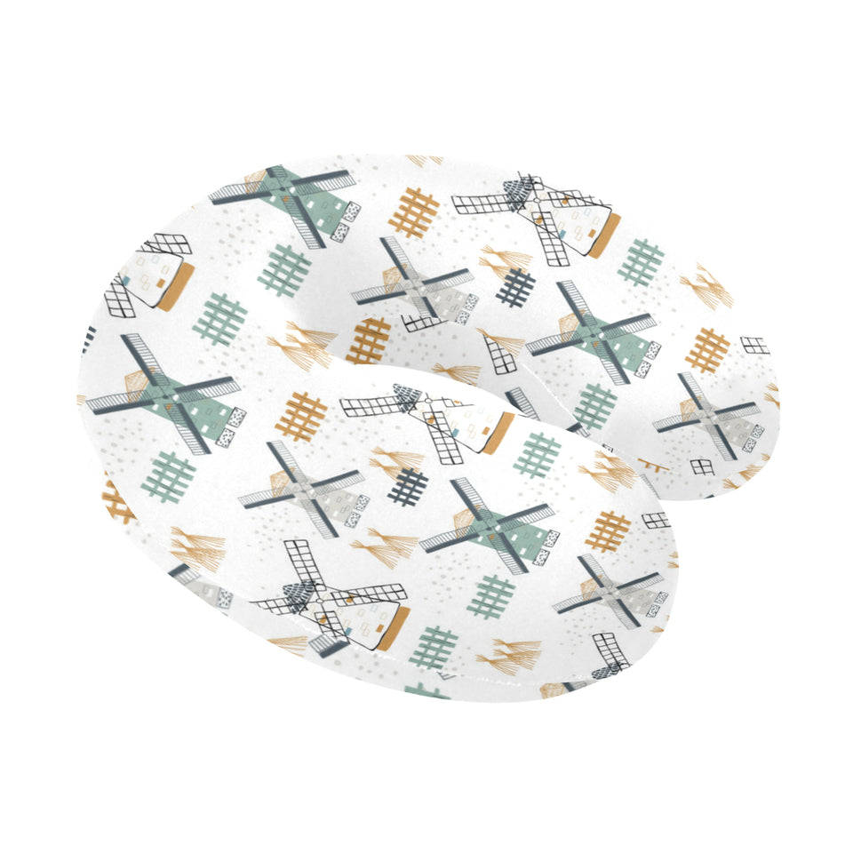 windmill pattern U-Shaped Travel Neck Pillow
