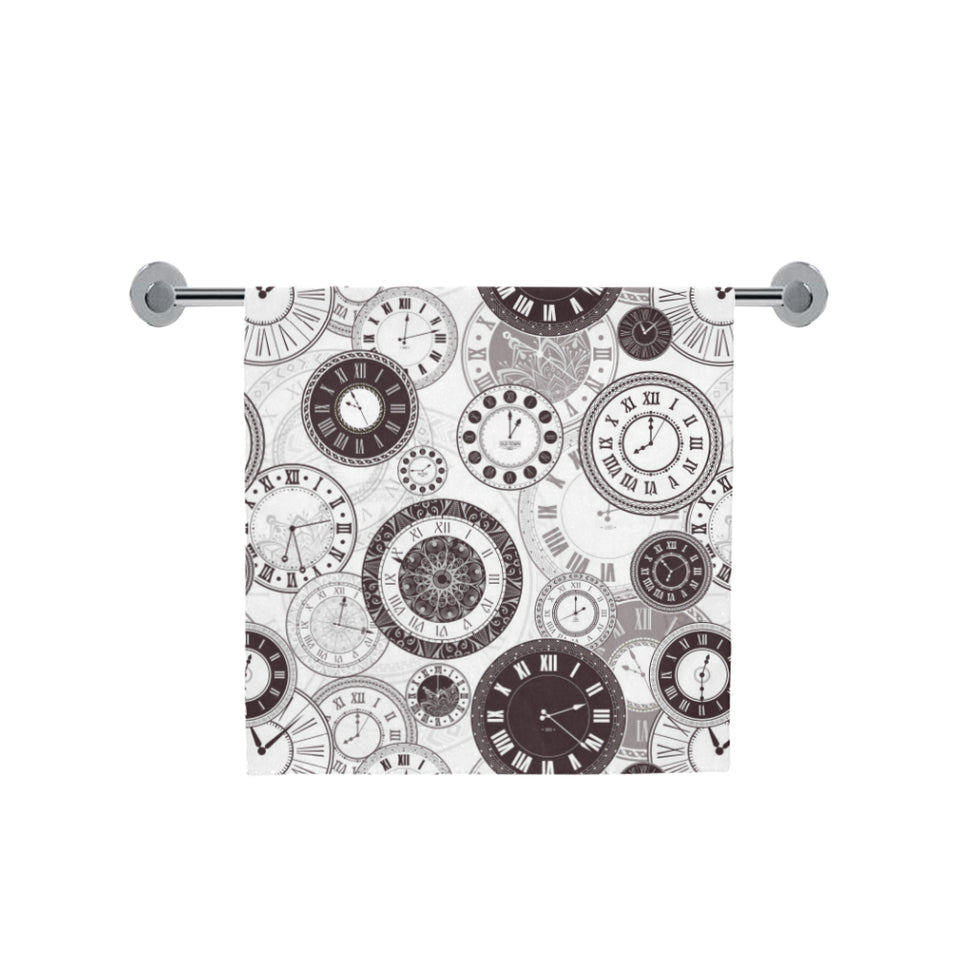 Classic vintage clock pattern Bath Towel