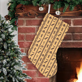 Egypt Hieroglyphics Pattern Print Design 02 Christmas Stocking