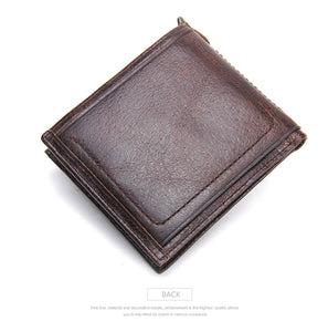 Wallet Casual Anchor Printed Design Genuine Leather Men Wallets With Card Holder And Coin Pocket Ccnc006 Bt0145