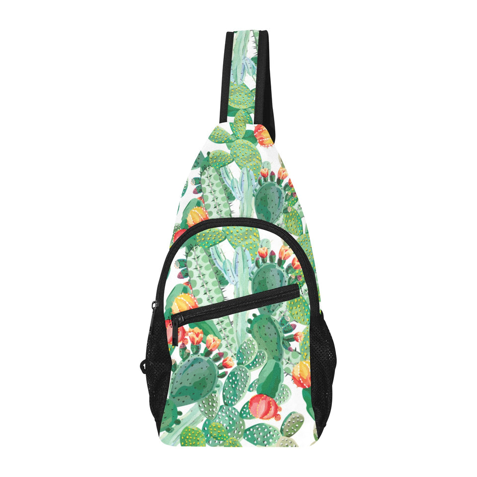 Cactus design pattern copy All Over Print Chest Bag