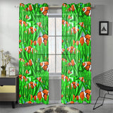 Clown Fish Pattern Print Design 01 Gauze Curtain