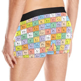 Chemistry Periodic Table Pattern Print Design 01 Men's All Over Print Boxer Briefs Men's Underwear