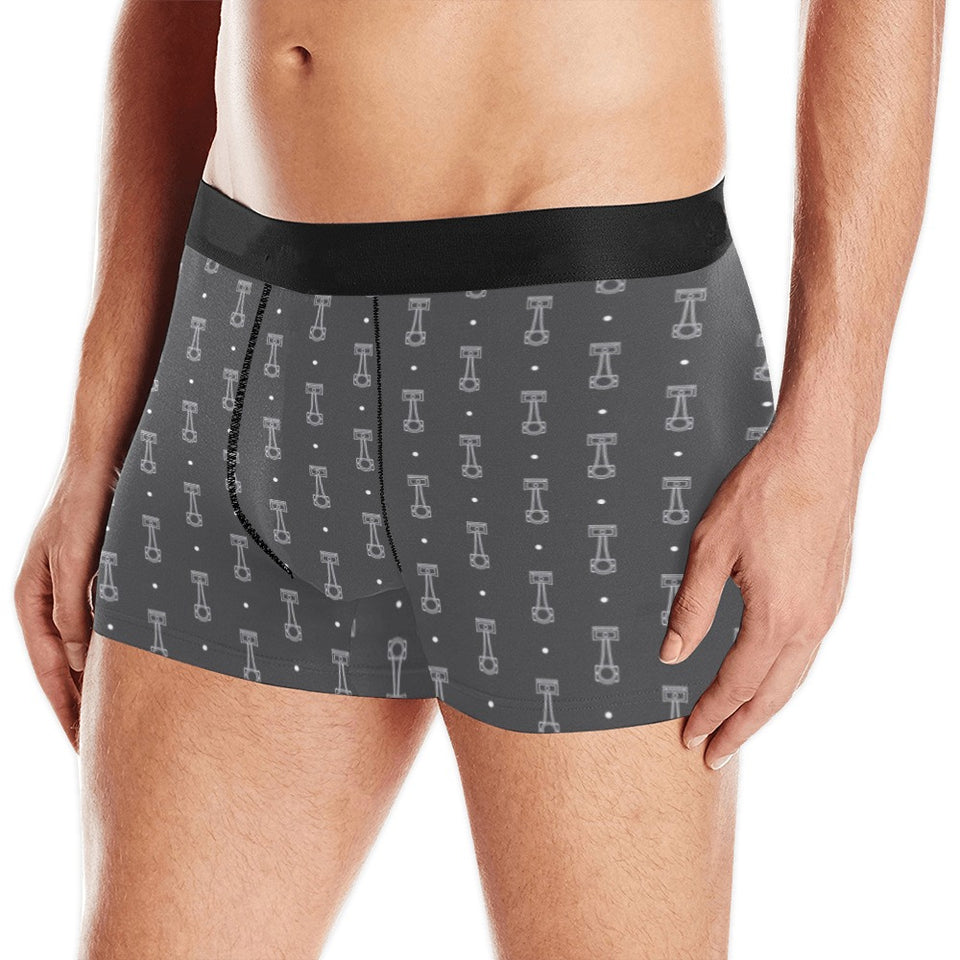 Engine Piston Black Background Pattern Design 02 Men's All Over Print Boxer Briefs Men's Underwear