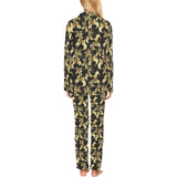 Goldfish Pattern Print Design 01 Women's Long Pajama Set