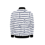 Anchor rope nautical pattern Kids' Boys' Girls' Bomber Jacket