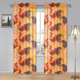 red rooster chicken cock pattern Gauze Curtain