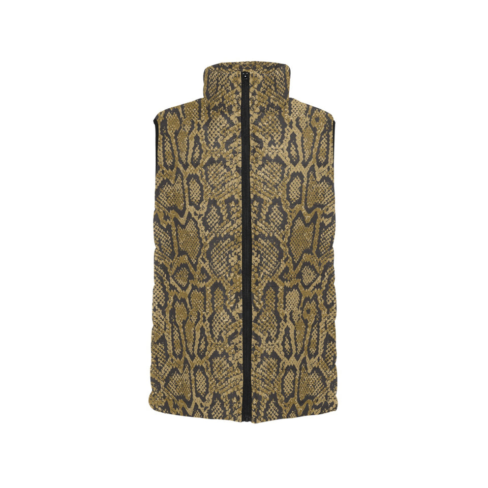Snake skin pattern Women's Padded Vest