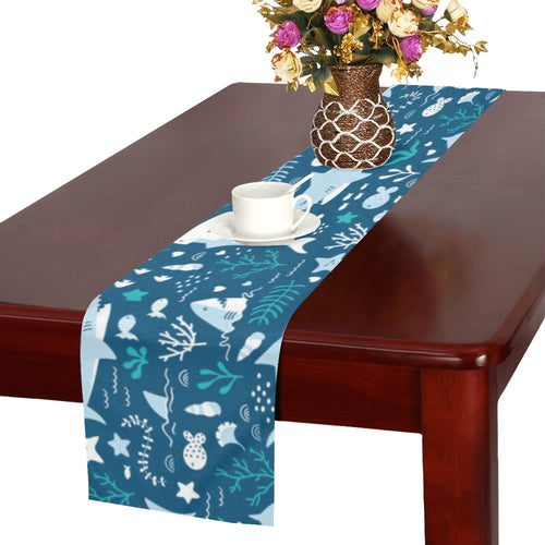 Cute shark pattern Table Runner