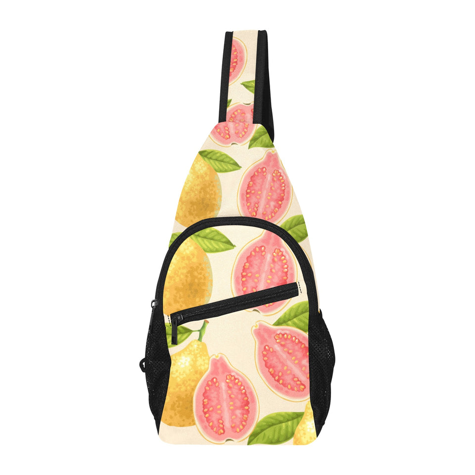 Beautiful guava pattern All Over Print Chest Bag