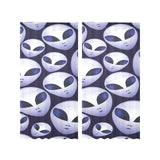 Alien Pattern Print Design 01 Gauze Curtain