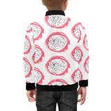 Hand drawn dragon fruit Kids' Boys' Girls' Bomber Jacket