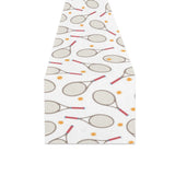 Tennis Pattern Print Design 04 Table Runner