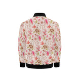 Swallow Pattern Print Design 01 Kids' Boys' Girls' Bomber Jacket