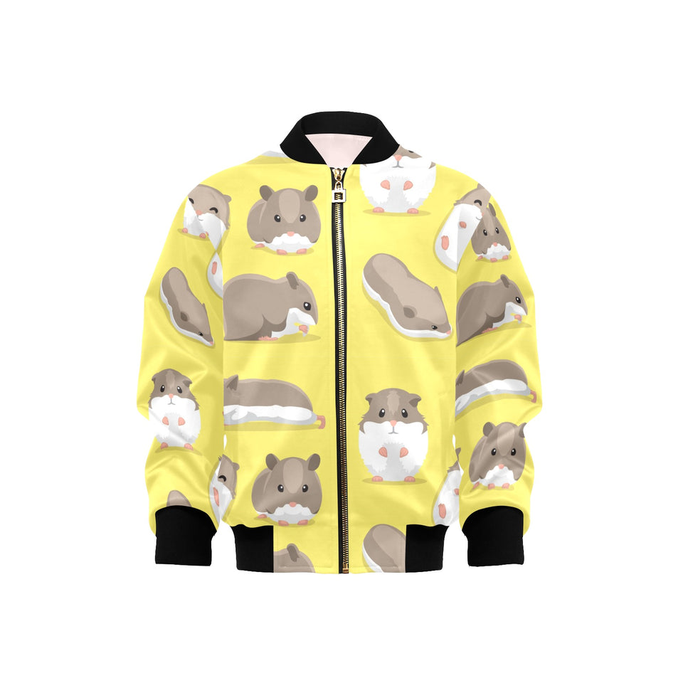 Cute Hamster pattern Kids' Boys' Girls' Bomber Jacket