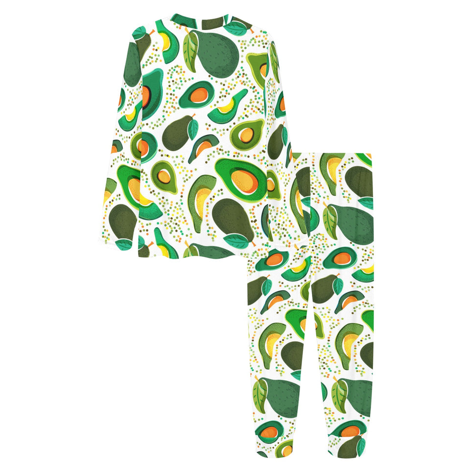 Avocado design pattern Women's All Over Print Pajama Set